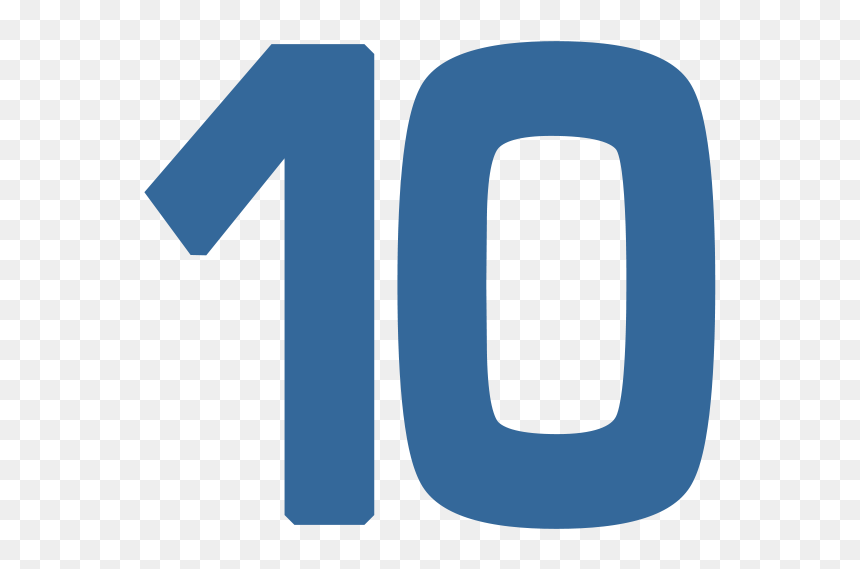 10 Number Png Transparent Images