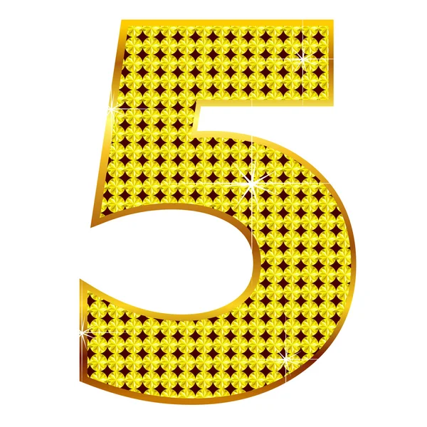 5 Digit Number Stock Vector By Jboy24 33883309