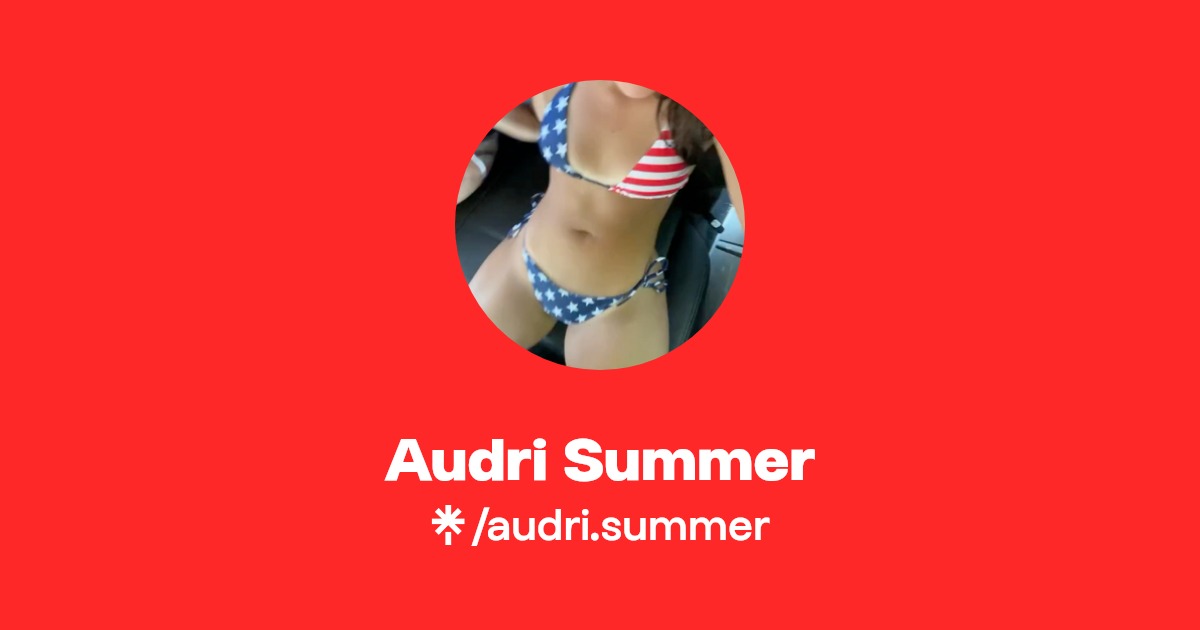 Audri Summer R Tiktokgirlys Audri Summer R Tiktokgirlys