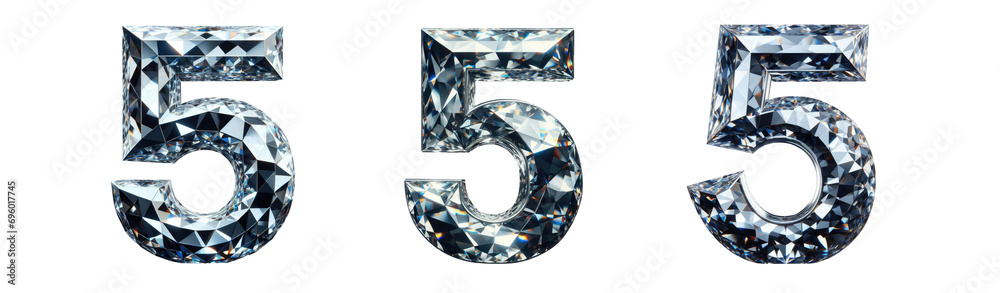 Diamond Number Number 5 3D Isolated Transparent Background Png Cristal Number 5 Glass 5 Diamond Number Number 5 3D Isolated Transparent Background Png Cristal Number 5 Glass 5