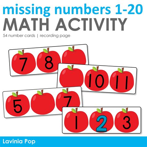 Numbers Math Activity The Students Look The Ppt One By One And Say The
