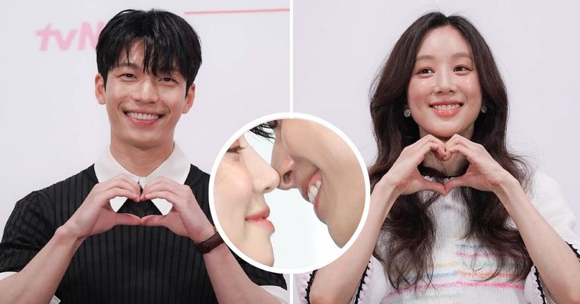 Wi Ha Joon And Jung Ryeo Won Shock Netizens With A Steamy Moment During A Press Conference Wi Ha Joon And Jung Ryeo Won Shock Netizens With A Steamy Moment During A Press Conference